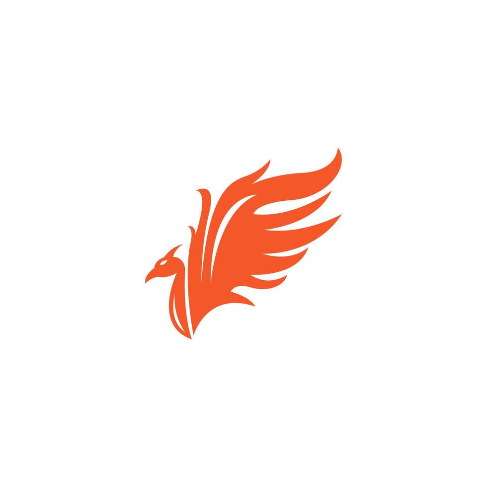 Phönix-Logo-Icon-Design-Vorlagenvektor vektor