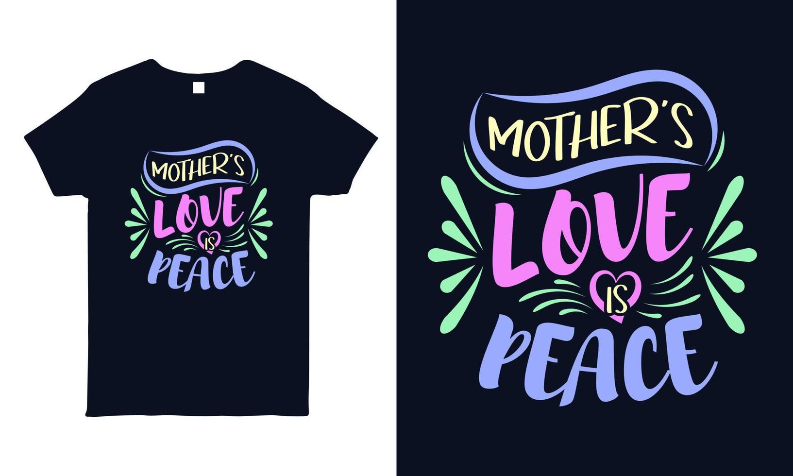 handbeschriftungszitat über mutter für t-shirt, becher, aufkleber, taschendruck. Muttertagsgeschenk-Shirt-Design. vektor
