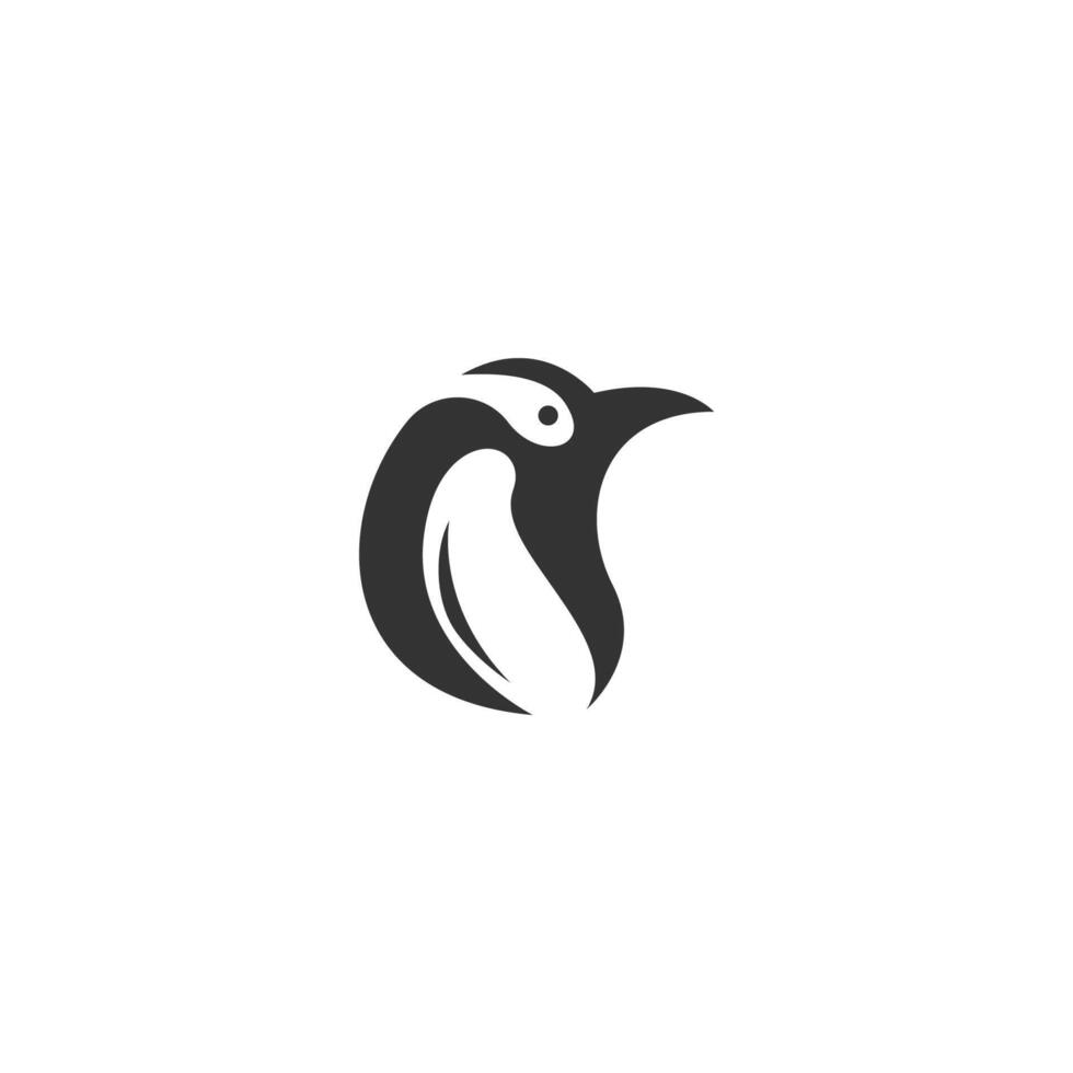 Pinguin-Symbol-Logo-Design-Vorlage-Illustration vektor