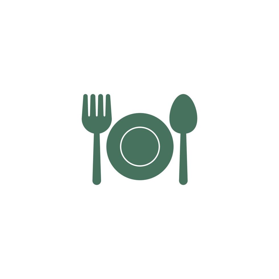 Lebensmittelsichere Symbol flache Designvorlage vektor
