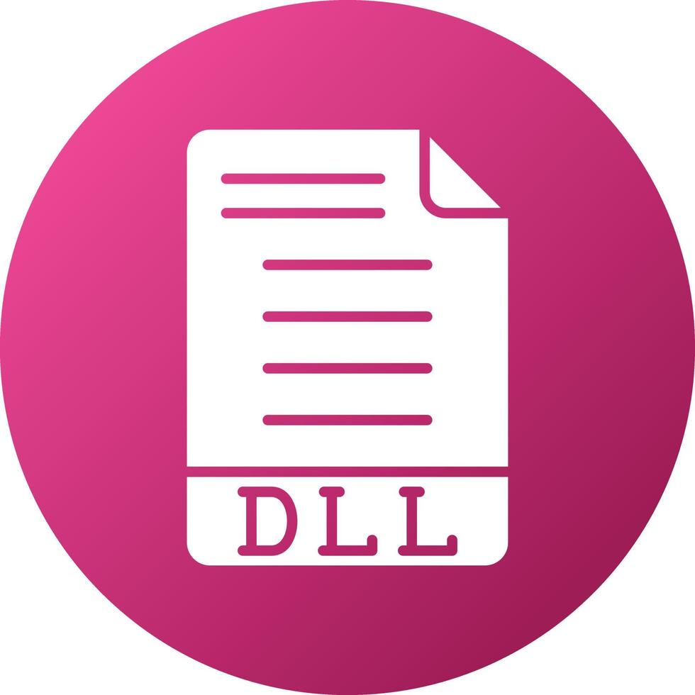 dll-Symbolstil vektor