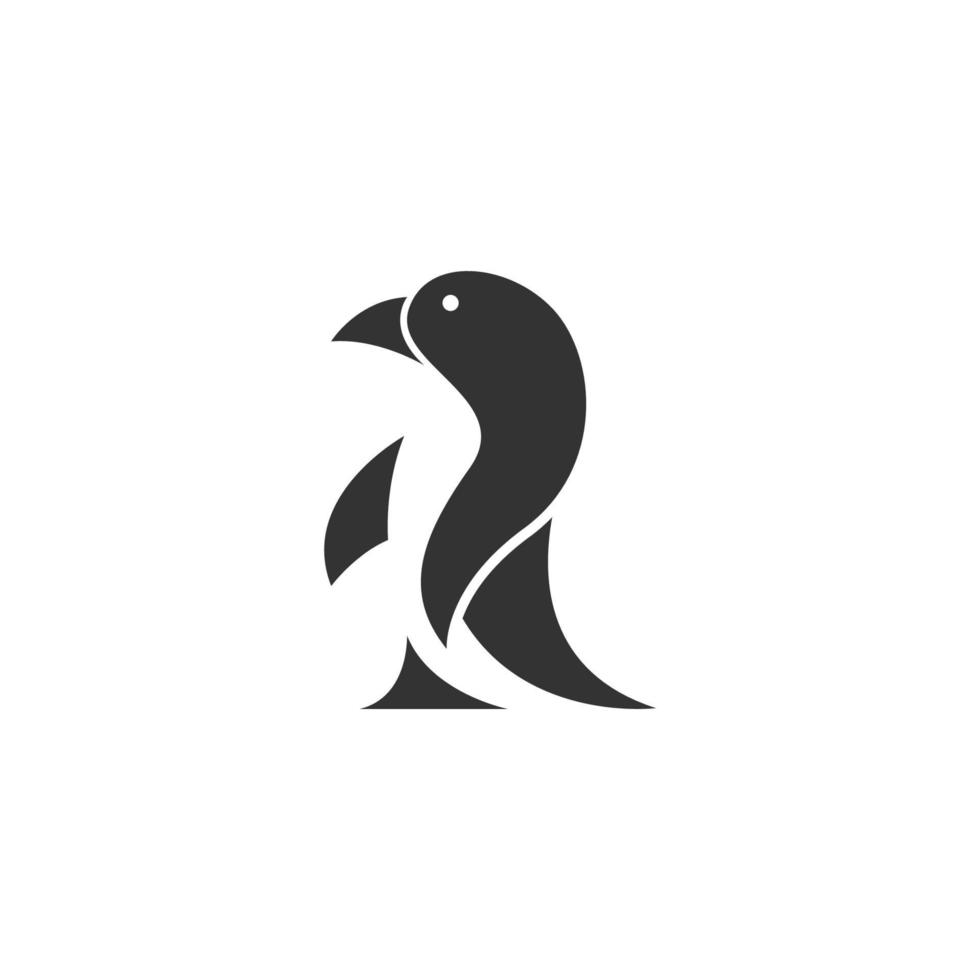 Pinguin-Symbol-Logo-Design-Vorlage-Illustration vektor