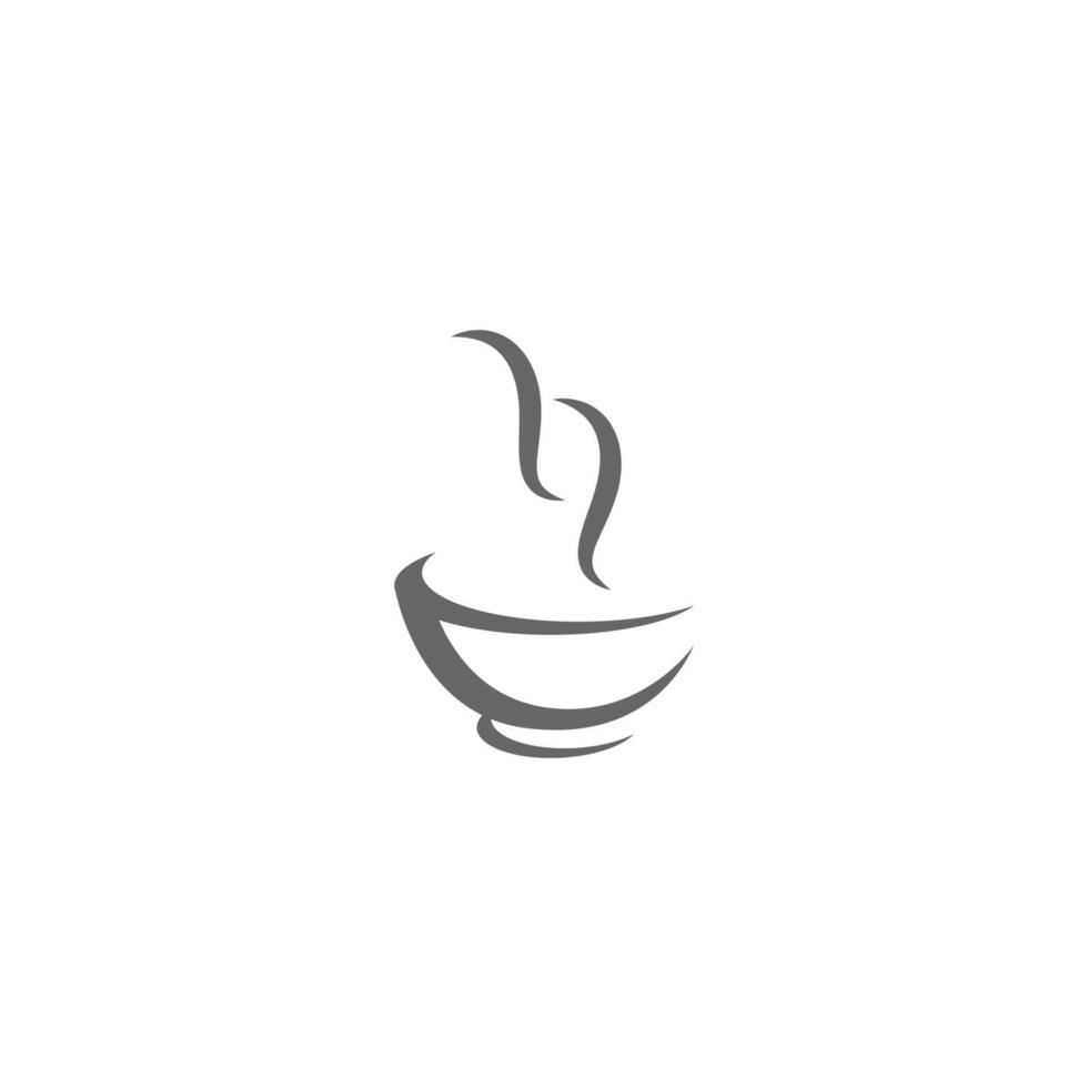skål ikon logotyp platt formgivningsmall vektor