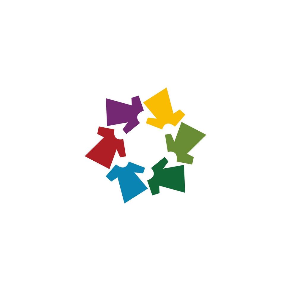 logotyp för adoption och samhällsvård vektor