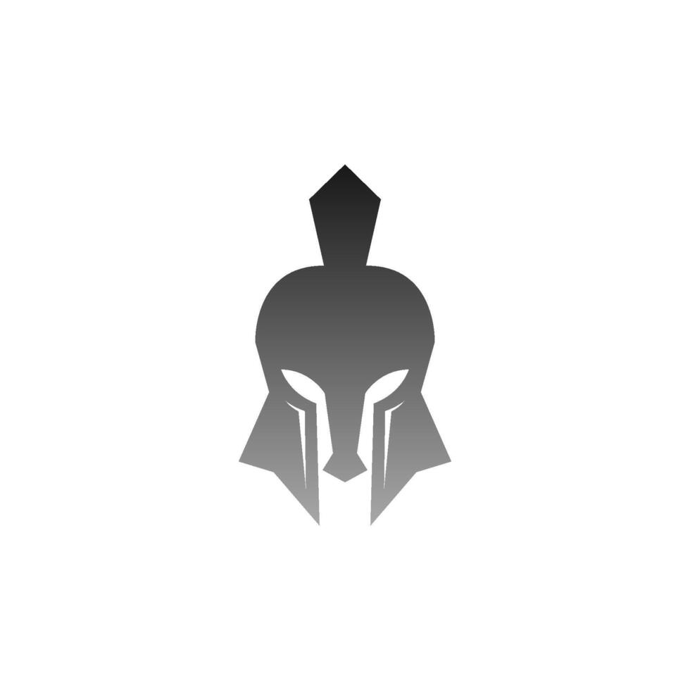 gladiator, spartansk ikon logotyp design vektor