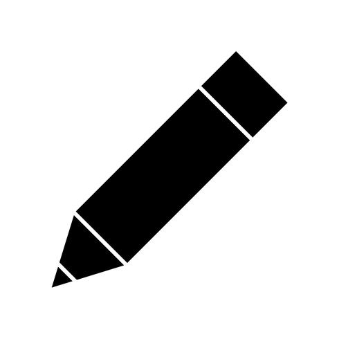 Bleistift-Utensilien-Symbol vektor