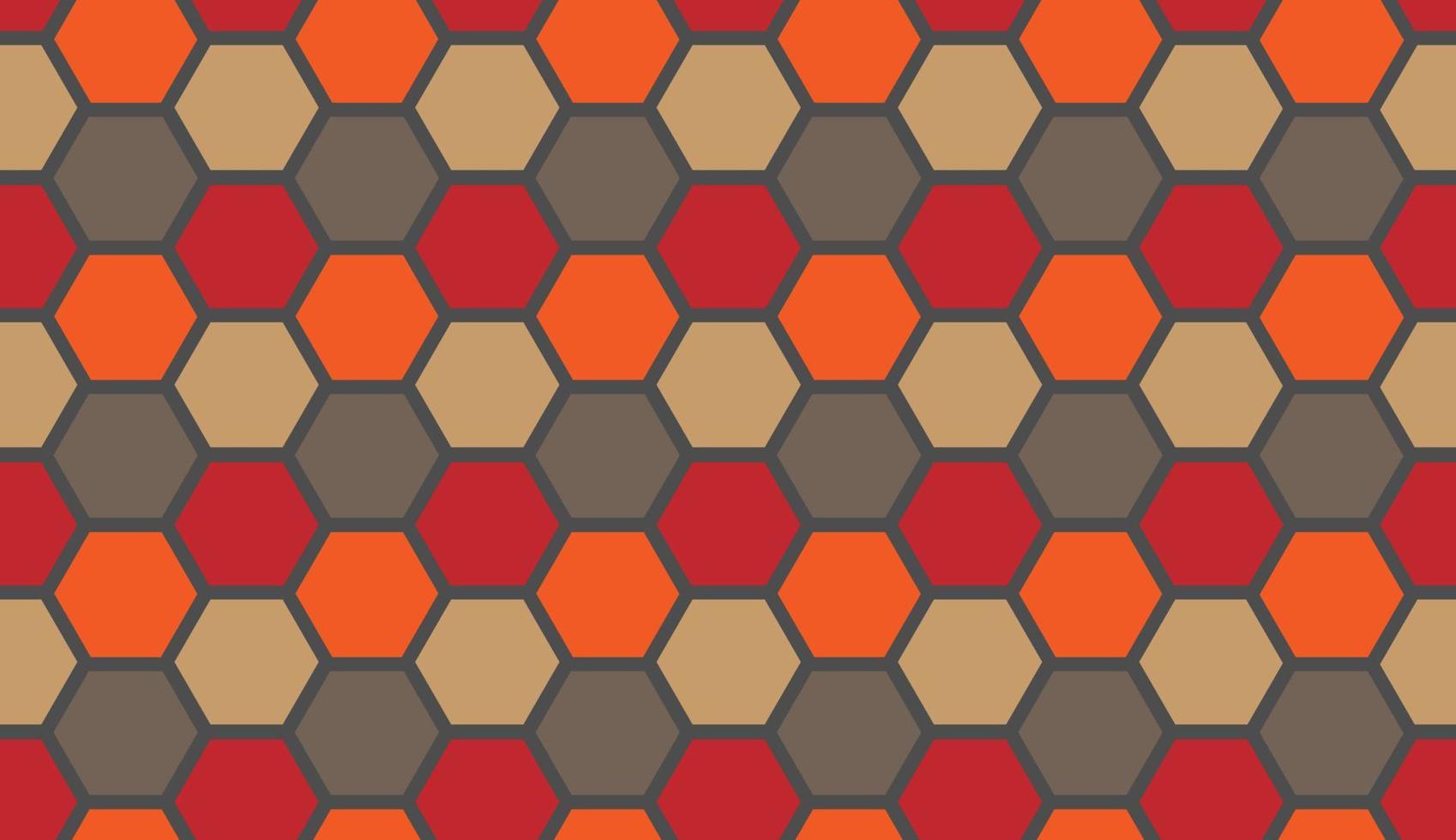 sömlösa mönster. hexagon prydnad. kakel bakgrund. etniska motiv. geometrisk webbdesign. mosaik textiltryck. vektor