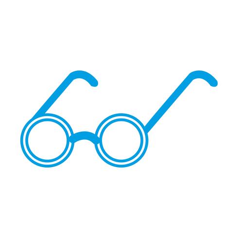 glasögon tillbehör design vektor