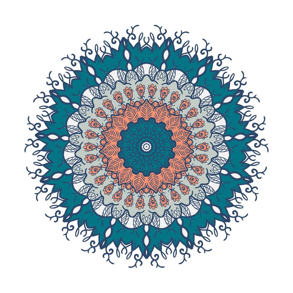 mandala linjemall vektor