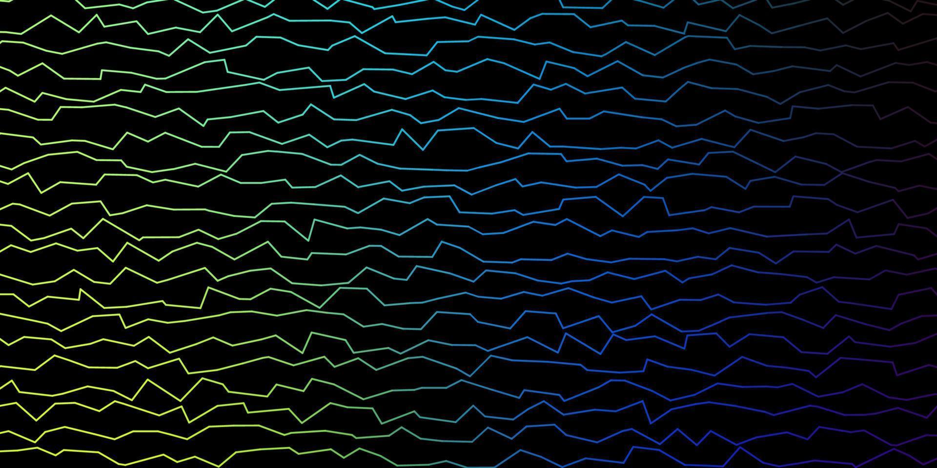 mörk flerfärgad vektorbakgrund med linjer. vektor