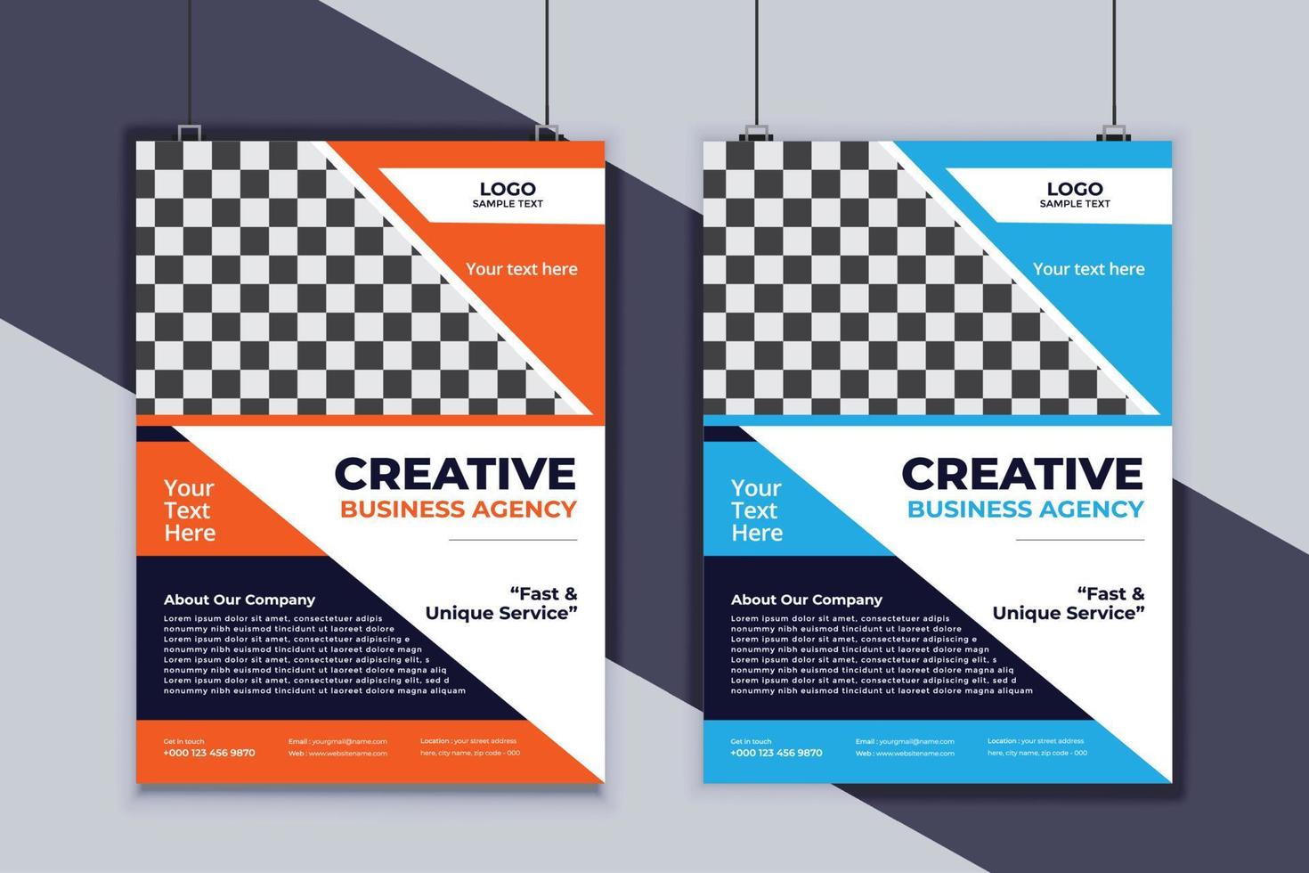 Business-Flyer-Design-Vektor-Vorlage. kreatives Business-Flyer-Design. modernes Layout-Design. Corporate-Business-Cover-Design vektor