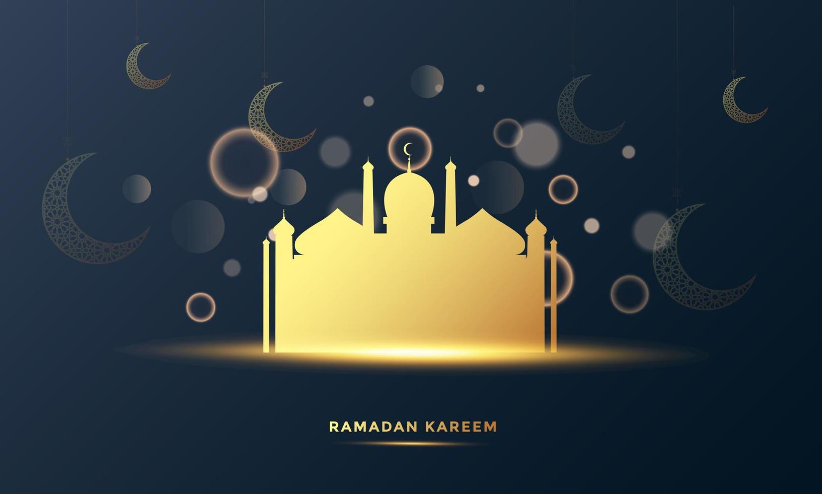 ramadan kareem arabisk kalligrafi bakgrund vektorillustration vektor