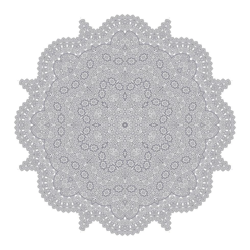 vacker mandala vektor för design