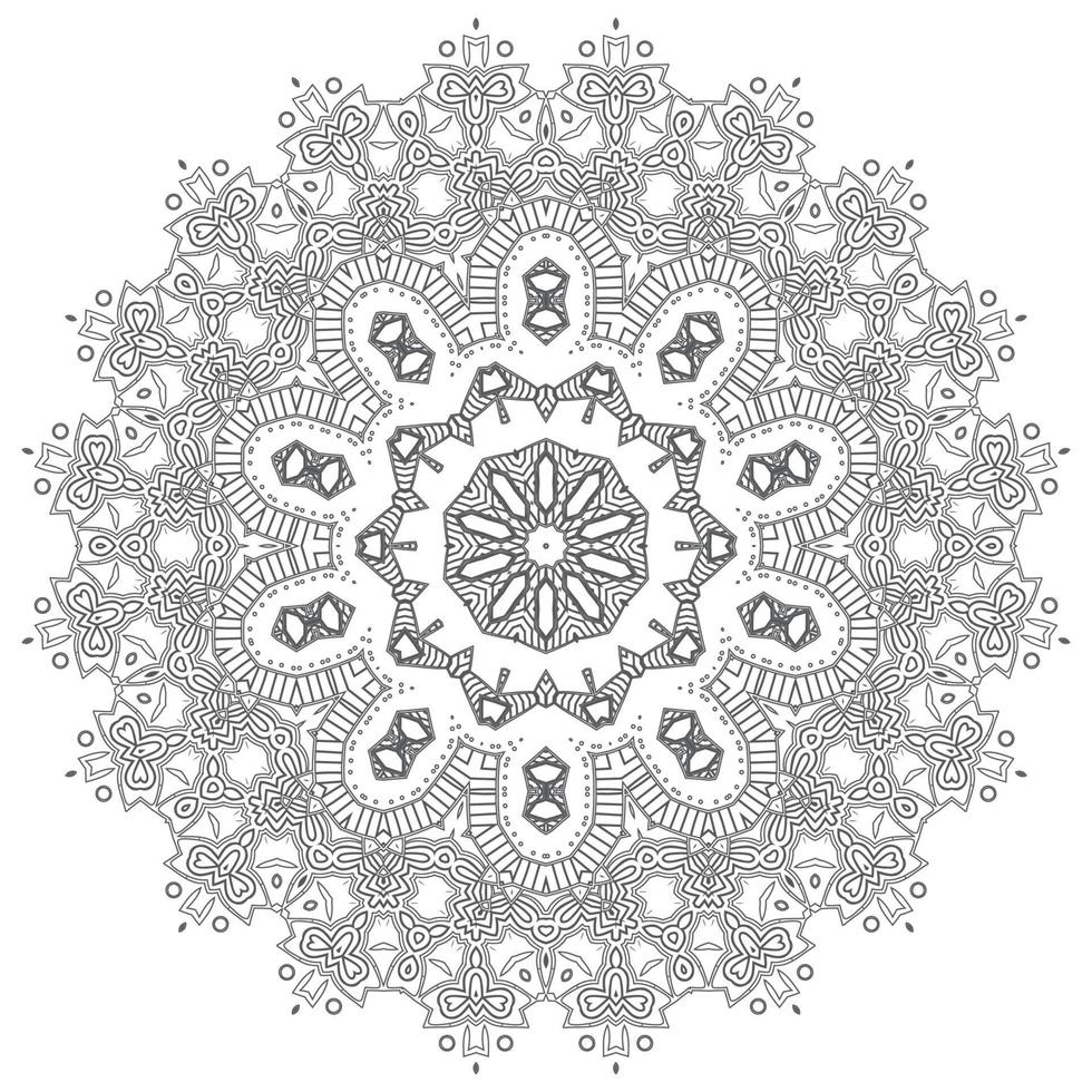 eleganter Mandala-Vektor für Design vektor