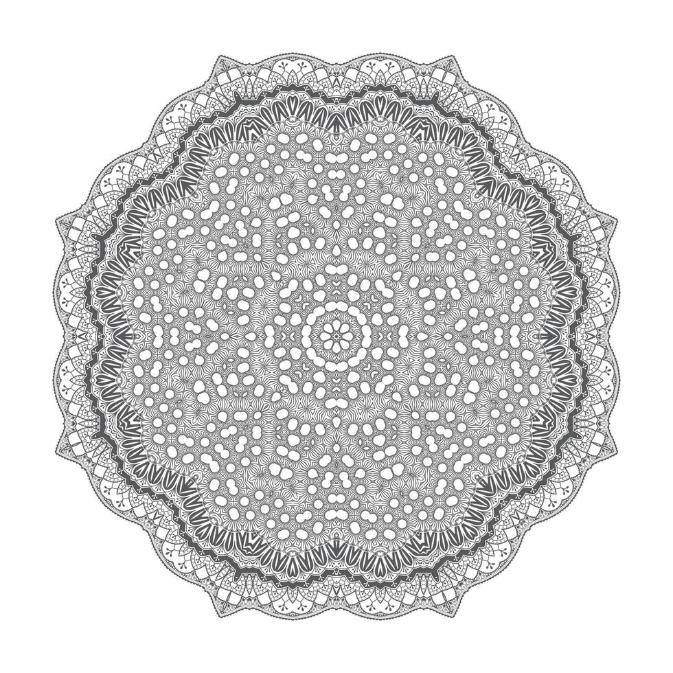 Mandala-Vektor für schönes Design vektor