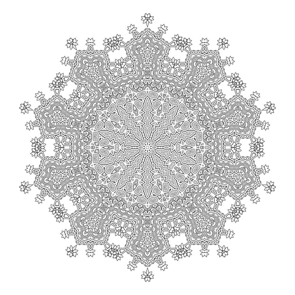 vacker mandala vektor för design