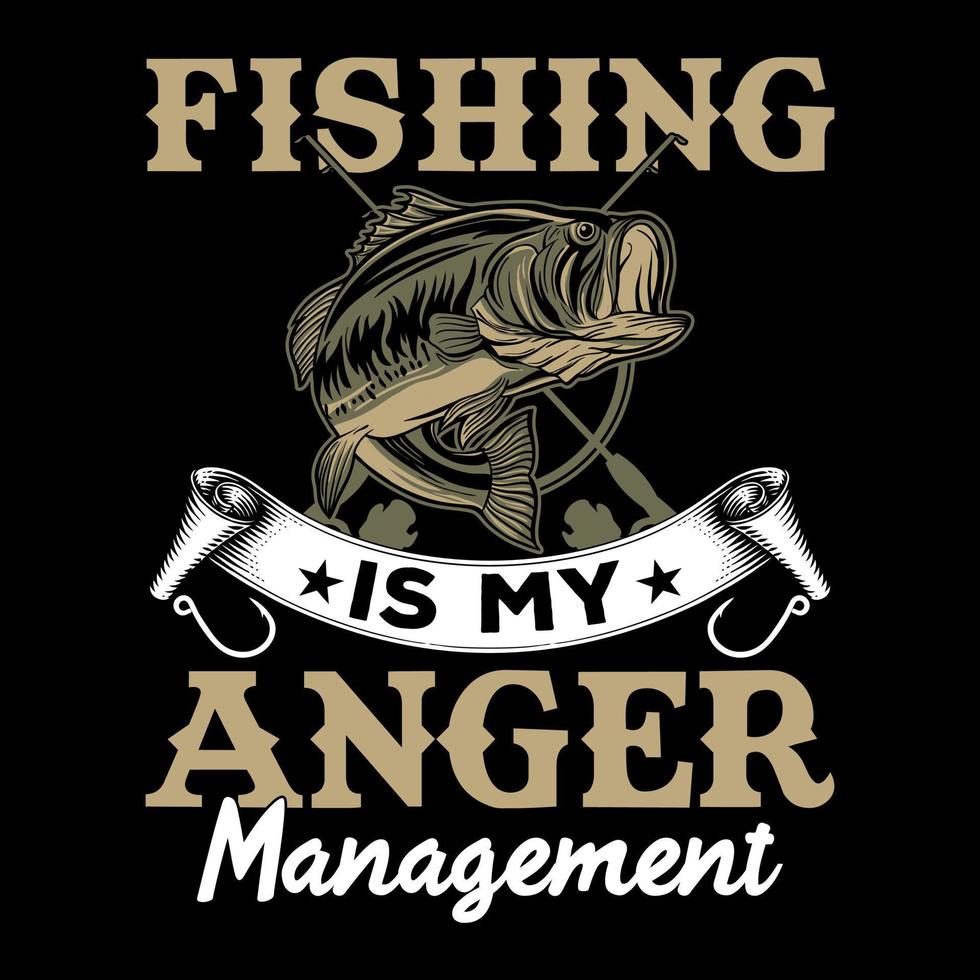 fiske är min ilska hantering vektor