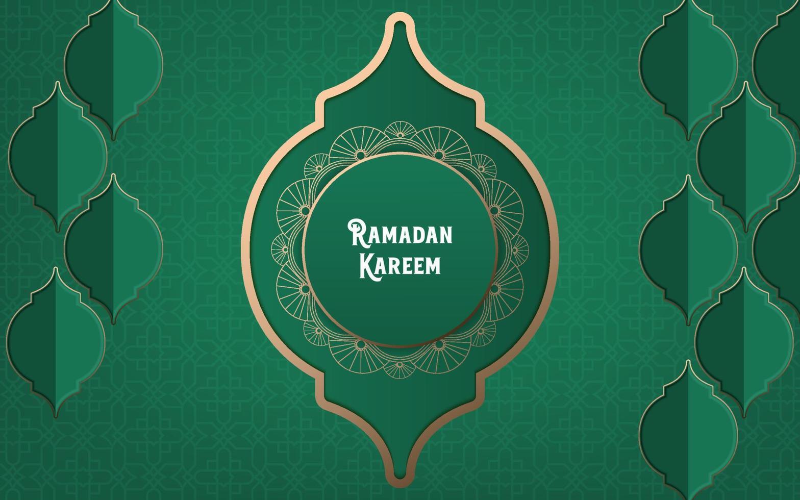 ramadan kareem bakgrund med arabiska mönster vektor