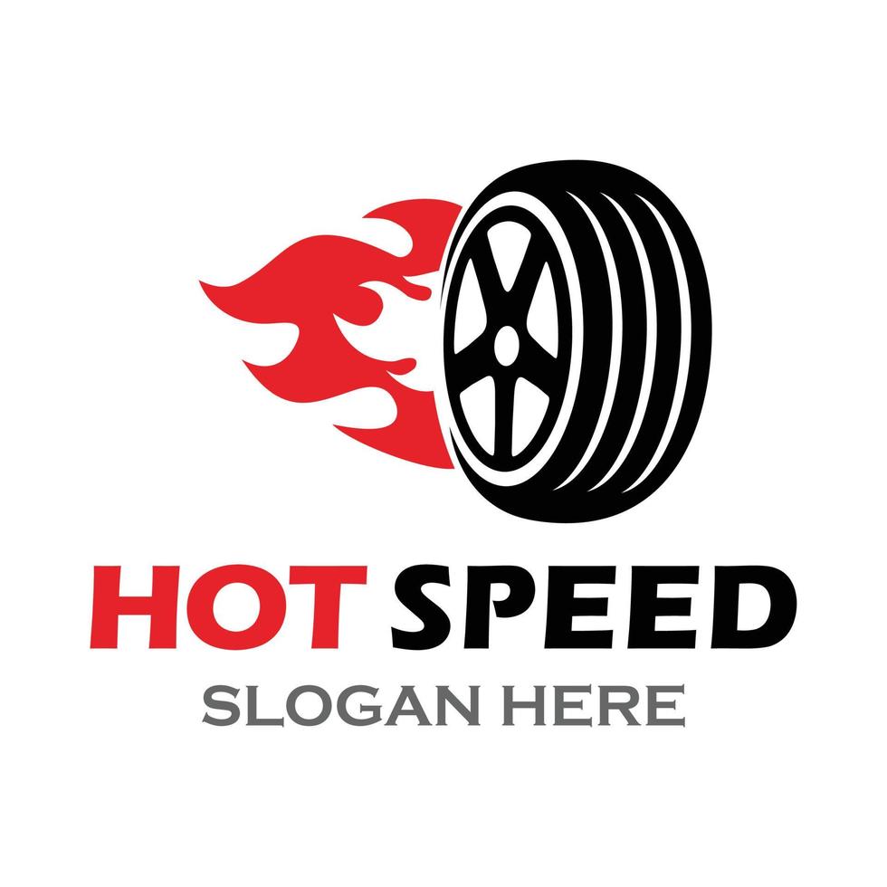 hot speed logotyp vektor