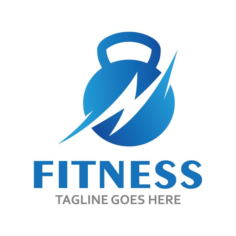 Fitness abstraktes Logo vektor
