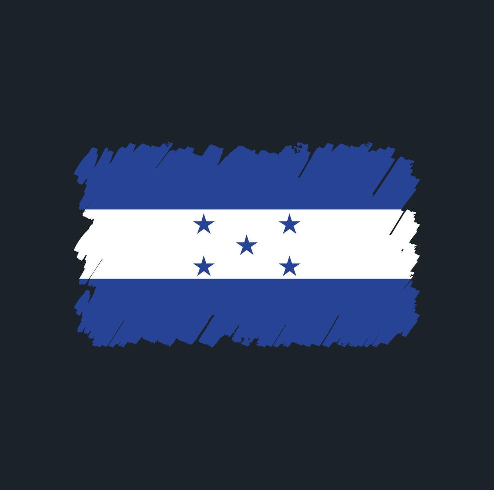 honduras flaggborste vektor