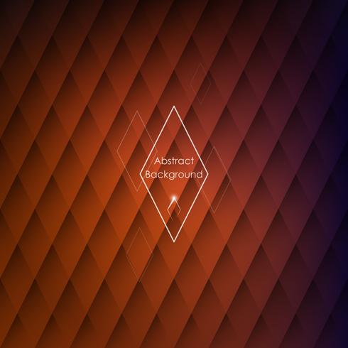 Abstrakter rhombischer orange Hintergrund für Ihre Designe. vektor