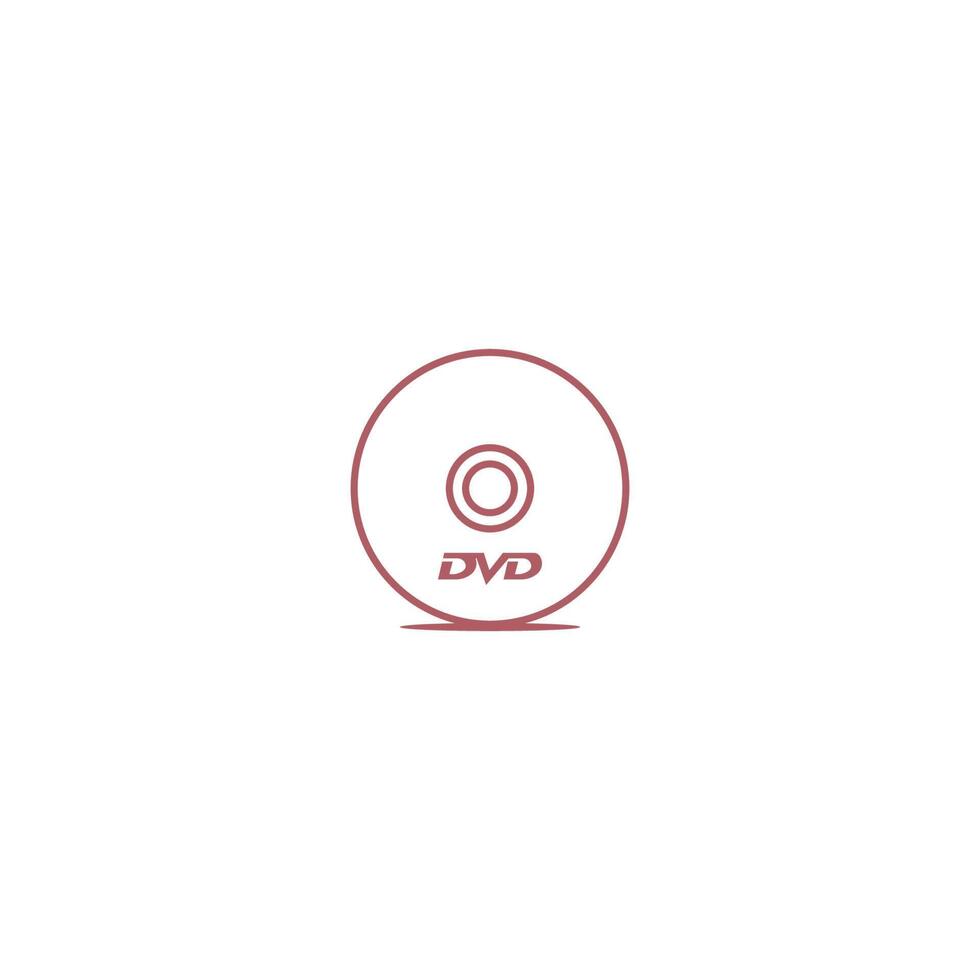 DVD-logotyp ikon designmall vektorillustration vektor