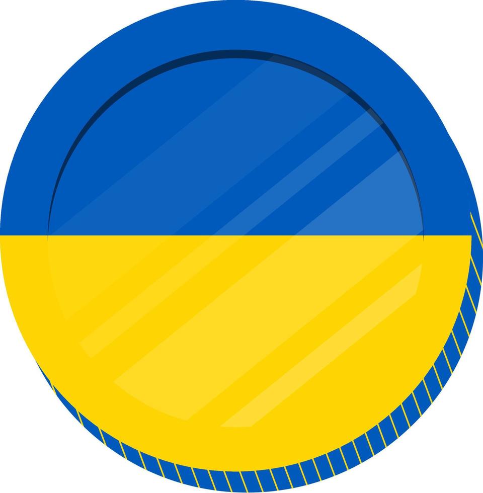 Flagge der Ukraine vektor