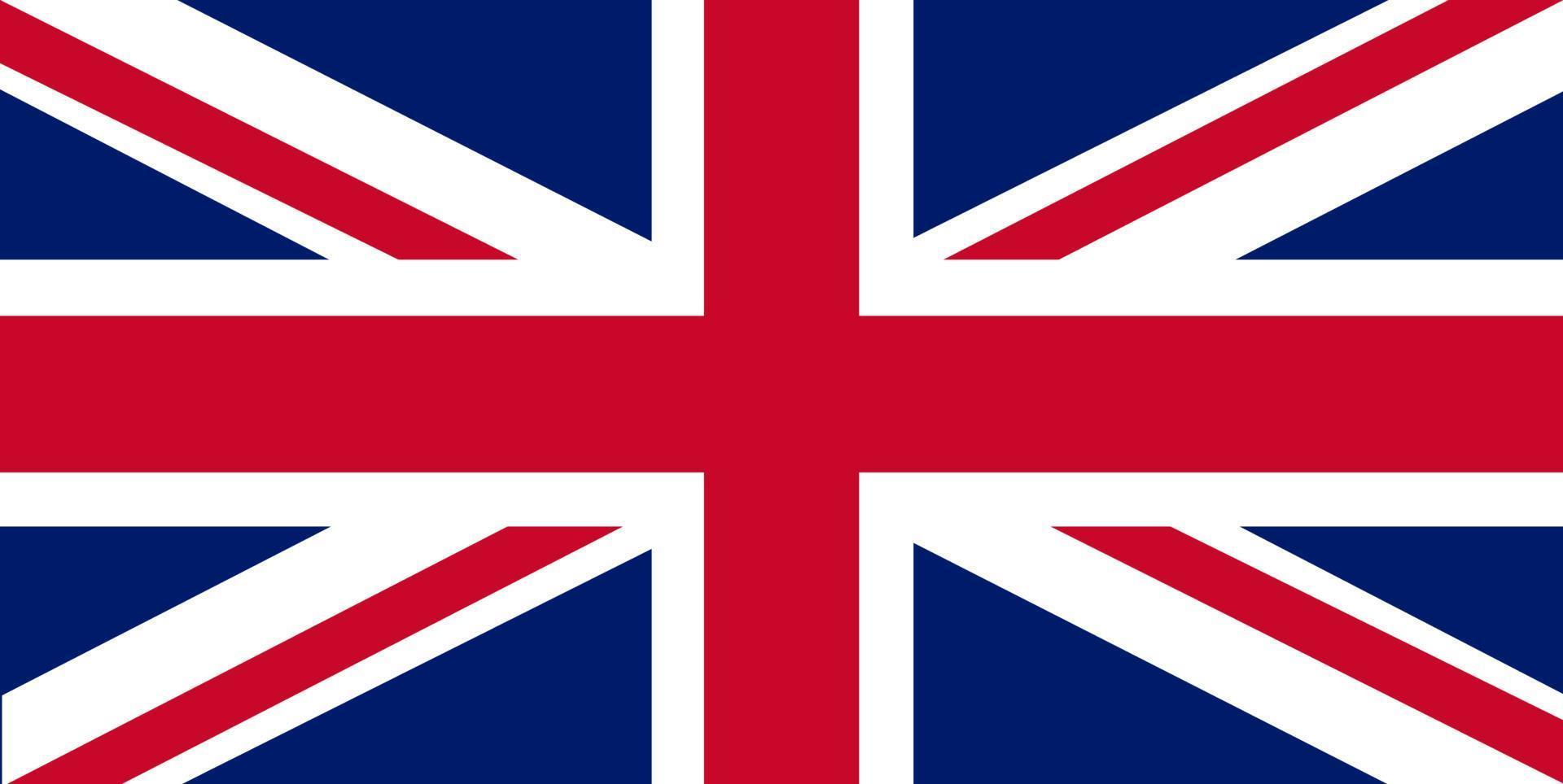 Flagge von Briten vektor