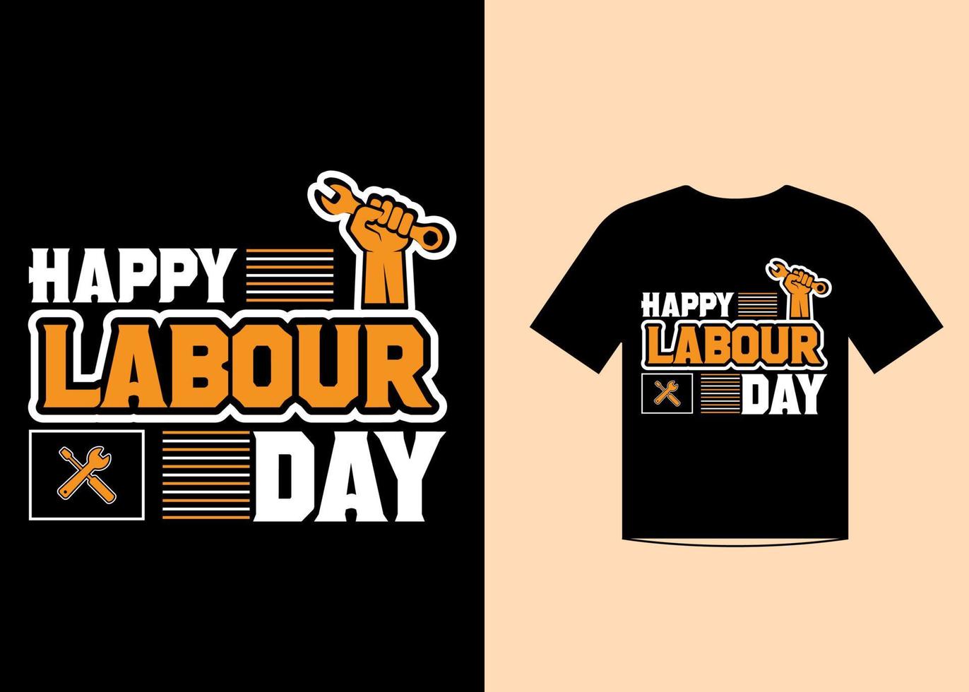 labor day t-shirt design vektor för 1 maj