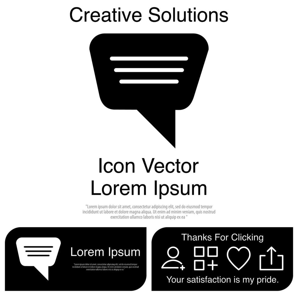 Bubble-Space-Icon-Vektor eps 10 vektor