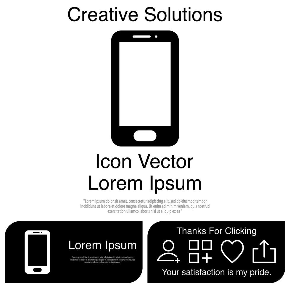 Handy-Icon-Vektor eps 10 vektor