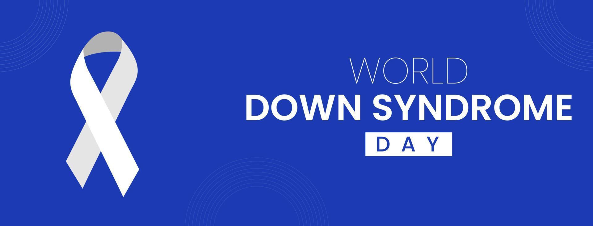 World down syndrome day inlägg på sociala medier vektor