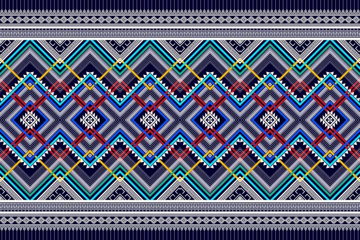 geometrisk etnisk sömlös design. Aztec tyg matta mandala prydnad chevron textil dekoration tapeter. tribal kalkon afrikansk indian traditionella broderimönster vektor