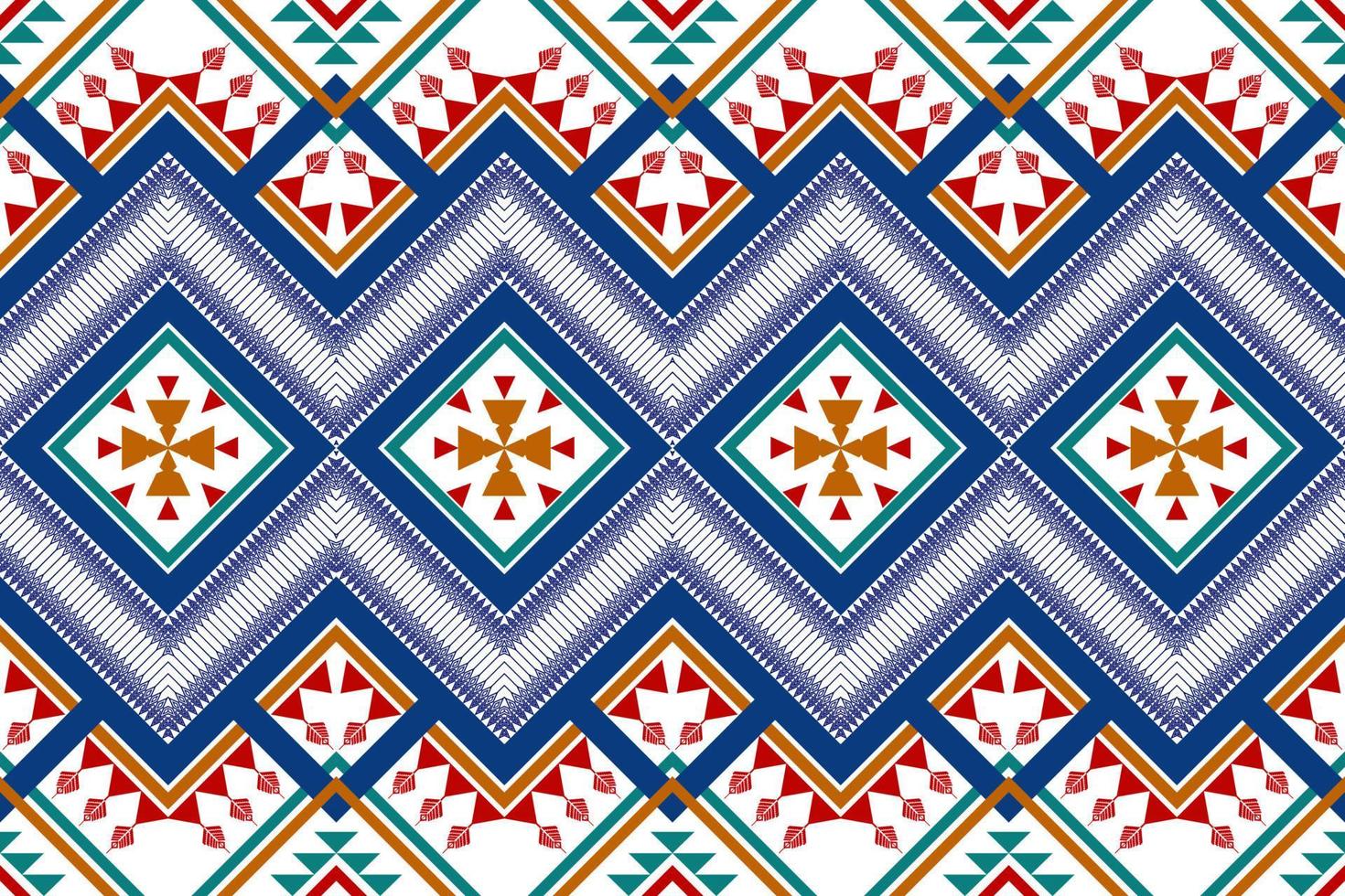 geometrisches ethnisches nahtloses Musterdesign. aztekischer Stoff Teppich Mandala Ornament Chevron Textildekoration Tapete. Stammes-Boho-Truthahn-Afroamerikaner-traditioneller Stickereihintergrund vektor