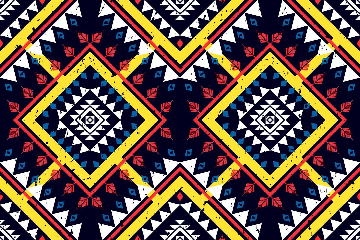 geometrisk etnisk sömlös design. Aztec tyg matta mandala prydnad chevron textil dekoration tapeter. tribal kalkon afrikansk indisk traditionell broderi vektor bakgrund