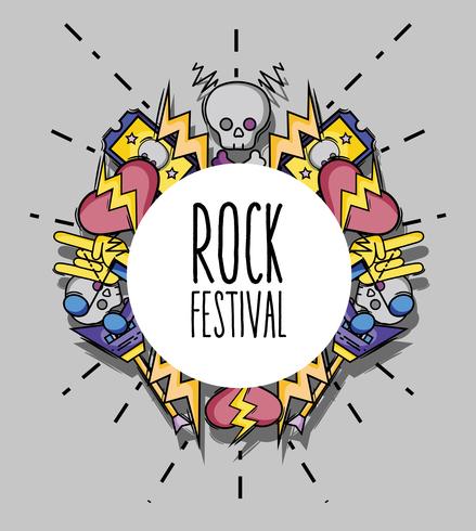 Rockmusik Festival Event Konzert vektor