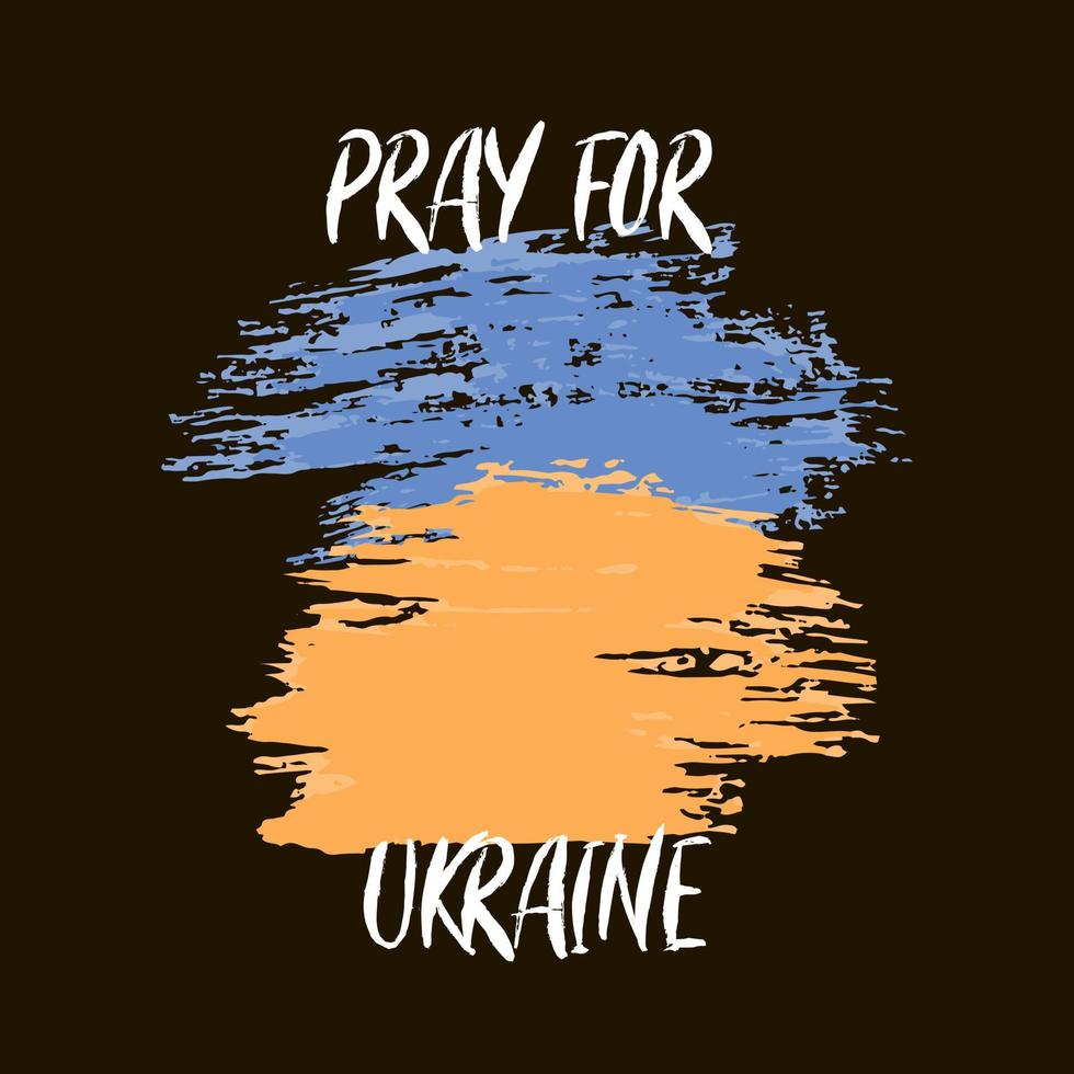 stoppa Rysslands krig mot Ukraina. banderoll, flygblad vektor