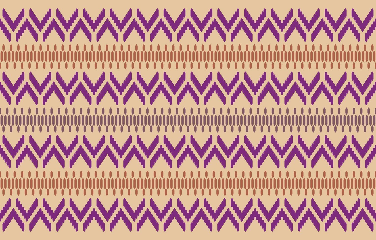 ethnische aztekische abstrakte ikat-kunst. lila das nahtlose motiv dreieck chevron muster in stammes-, navajo-volksstickerei und mexikanischem stil. geometrischer kunstornamentdruck.design für teppich, textil. vektor
