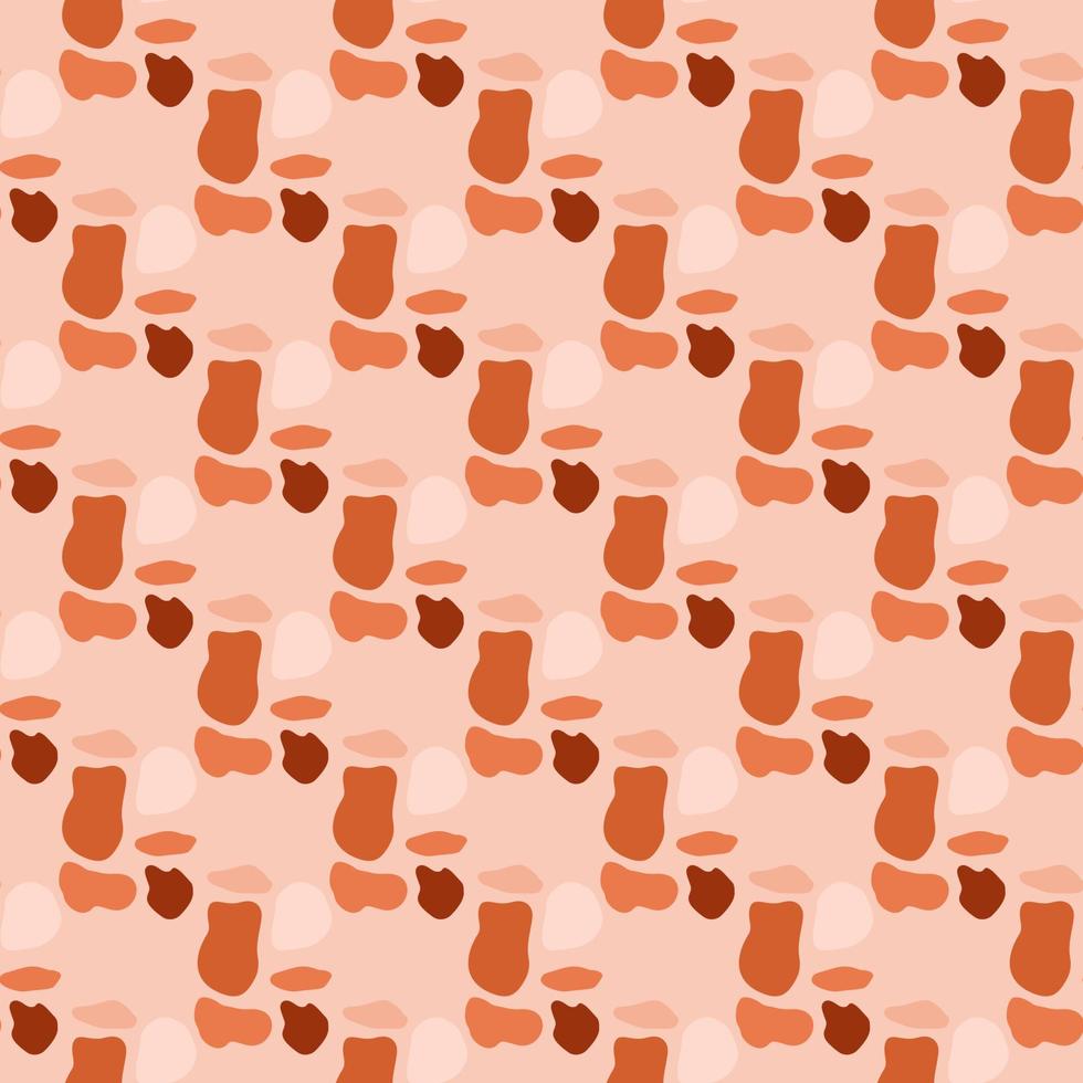 nahtloses Muster der Gekritzelkreisform. abstrakter Camouflage-Hintergrund. vektor