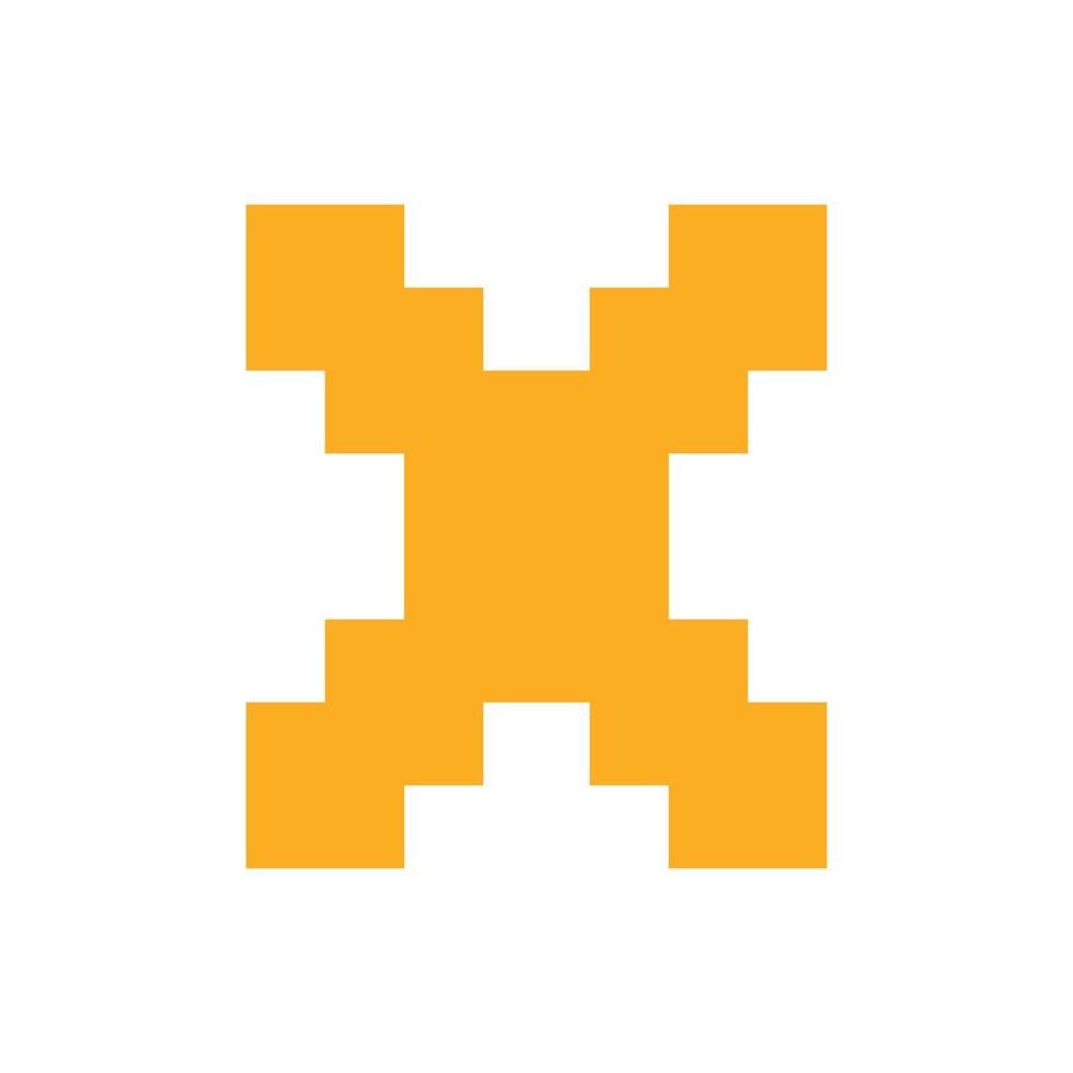 Logo-Design des Buchstaben x vektor