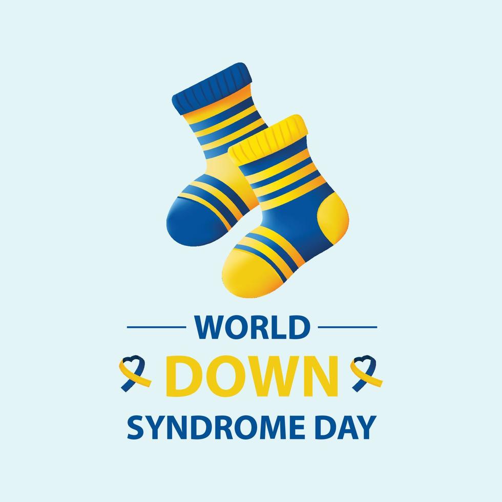 Welt-Down-Syndrom-Tag vektor