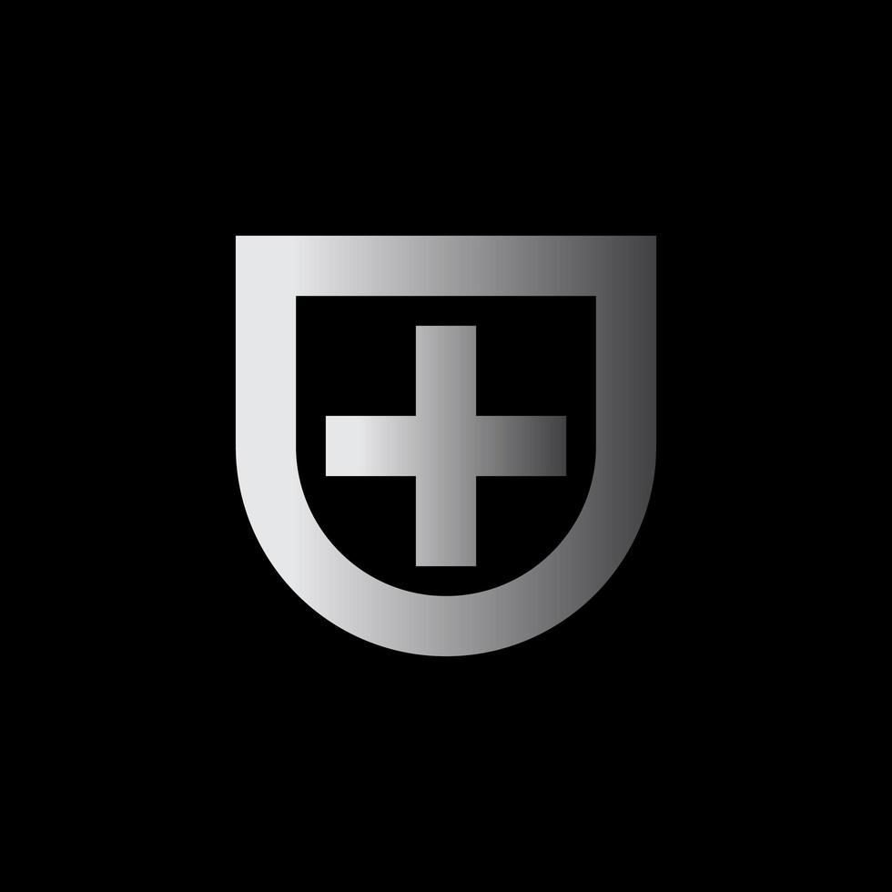 hälsoskydd logotyp design vektor