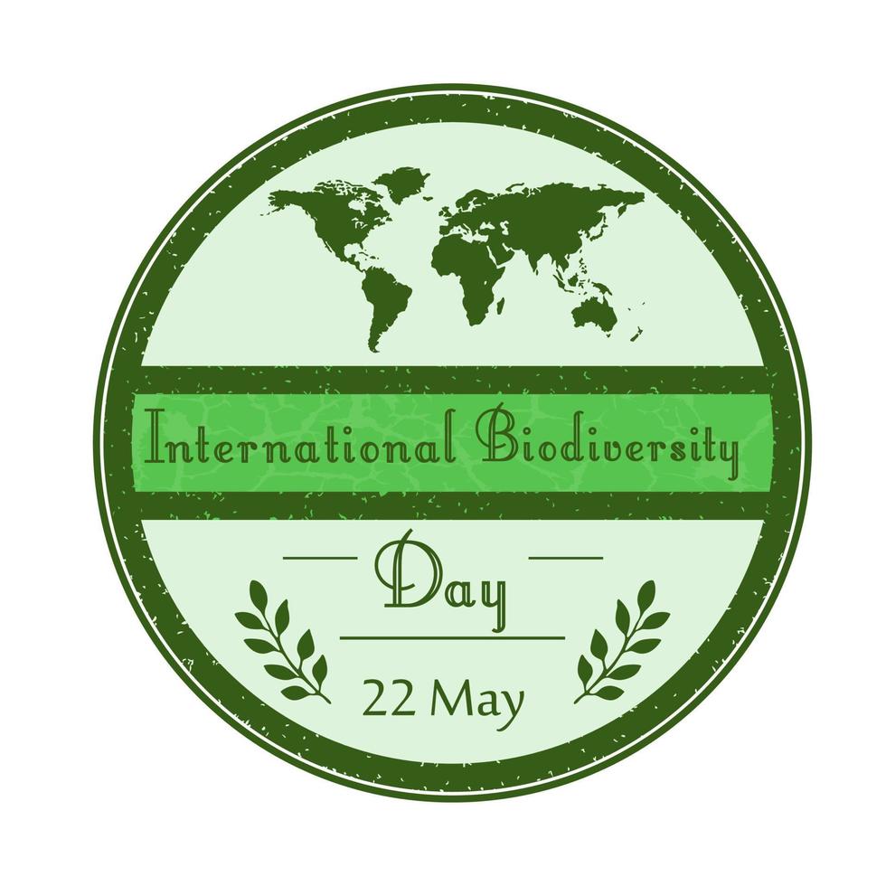 bakgrund för internationella dagen för biologisk mångfald vektor