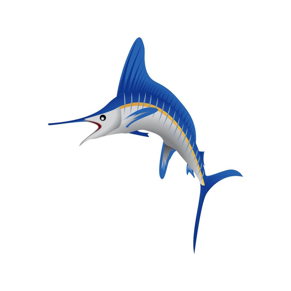 svärd fisk vektor illustration