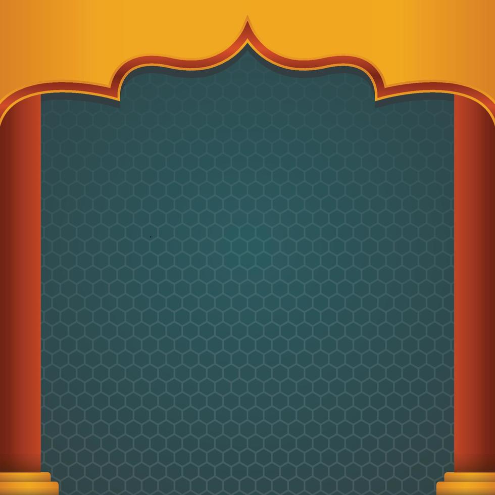 Hintergrundvorlage für islamische Banner vektor