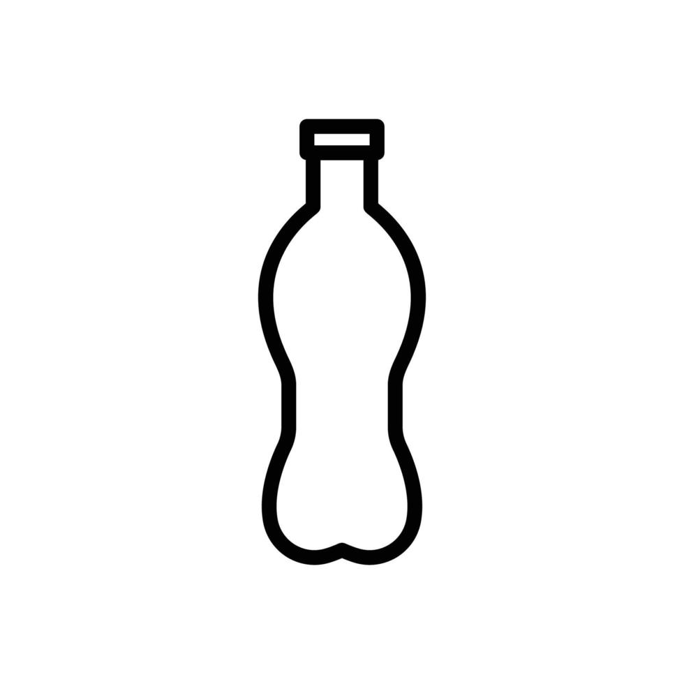 Getränk-Symbol. Flasche. Liniensymbolstil. geeignet für Flaschengetränkesymbol. einfaches Design editierbar. Design-Vorlagenvektor vektor