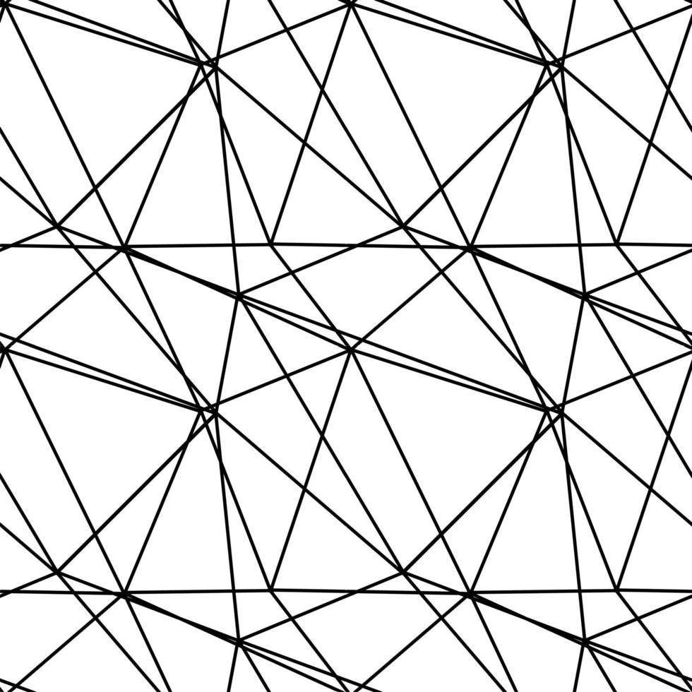 triangelmosaik av tunna linjer seamless mönster, bakgrund för omslagspapper textil vektor