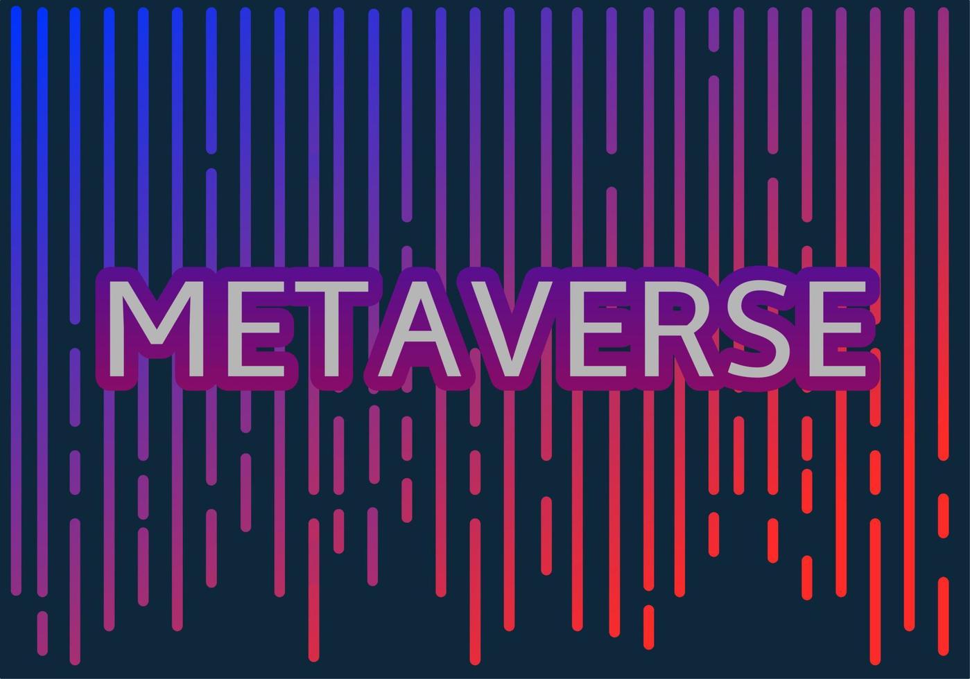 metaverse background.vector illustration gradient färgdesign vektor