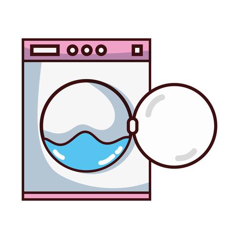 VVS tvättmaskin rör reparation vektor